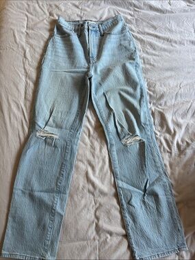 Women’s Madewell The Perfect Vintage Straight Blue Jean Size 25